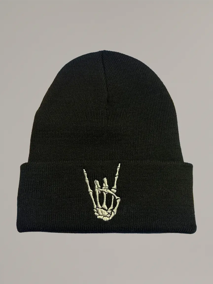 Skull Hand Beanie - Image 2