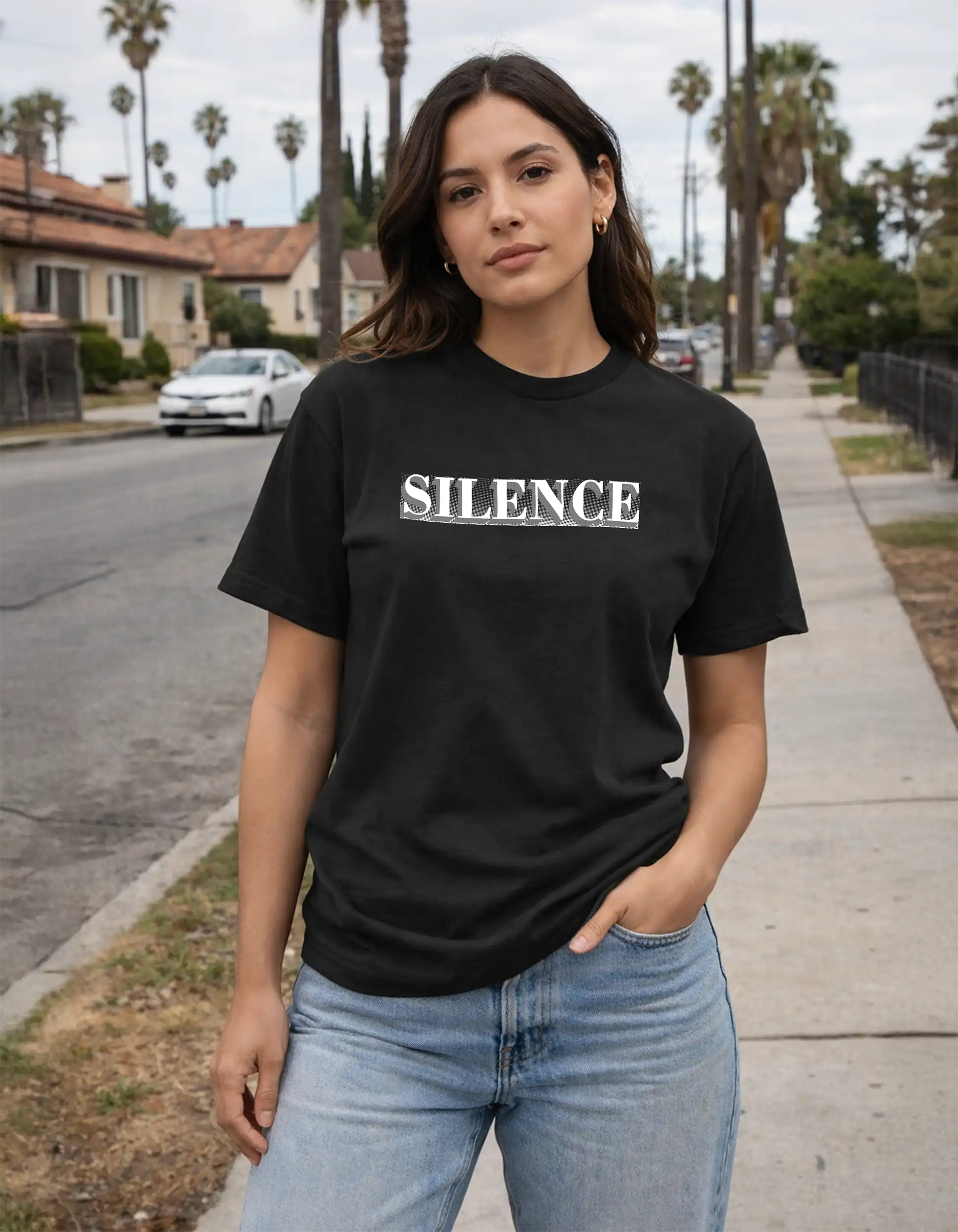 Silence Graphic Tee v2 - Image 2